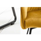 Design szék Giuliana mustársárga