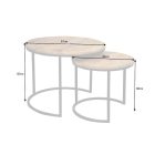 Dohányzóasztal szett Factor mangó 2 részes  