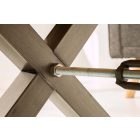 Stílusos dohányzóasztal Thunder 110 cm vad tölgy 