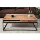 Stílusos dohányzóasztal Thunder 100 cm mangó 