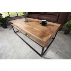 Stílusos dohányzóasztal Thunder 100 cm mangó 