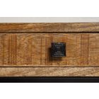 Stílusos dohányzóasztal Thunder 100 cm mangó 