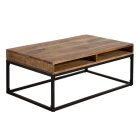 Stílusos dohányzóasztal Thunder 100 cm mangó 