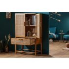 Stílusos magas komód Sam 140 cm mangó