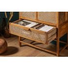 Stílusos magas komód Sam 140 cm mangó