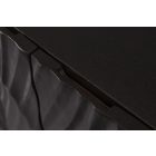 Stílusos magas komód Shayla 100 cm fekete mangó