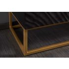 Stílusos magas komód Shayla 100 cm fekete mangó