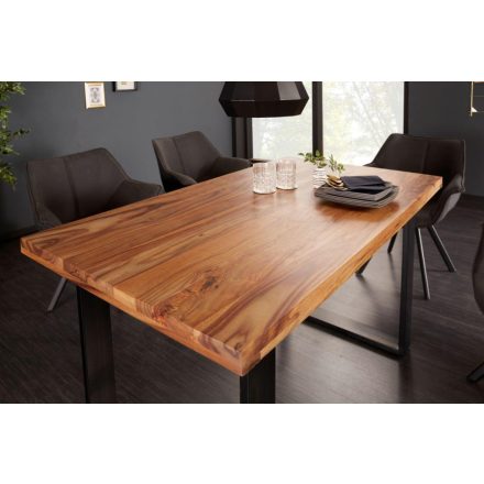 Stílusos étkezőasztal Thunder 120 cm sheesham 