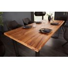 Stílusos étkezőasztal Thunder 140 cm sheesham