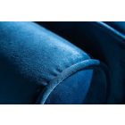 Stílusos ülőgarnitúra Adan - kék bársony 