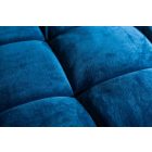 Stílusos ülőgarnitúra Adan - kék bársony 