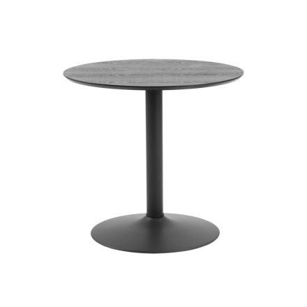 Kerek bárpult Neesha 80 cm fekete 