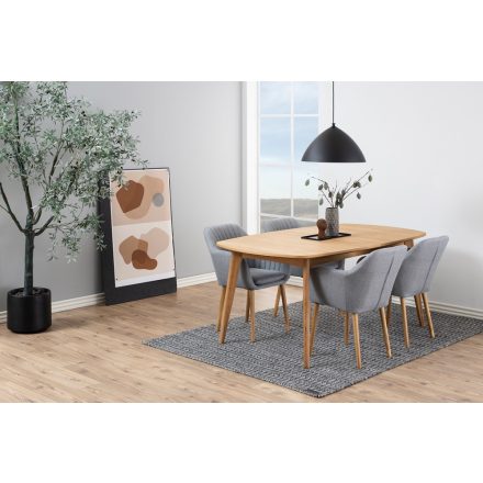 Étkezőasztal bővíthető Nahla 180/270 cm tölgy 