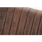 Szánkótalpas szék Boss II kéztámlával vintage barna