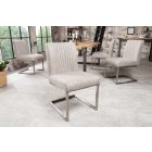 Szánkótalpas szék Boss szürke