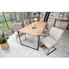 Szánkótalpas szék Boss szürke