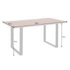 Stílusos étkezőasztal Massive 180 cm vad akác