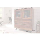 Magas komód Argentinas 140 cm sheesham