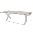 Stílusos étkezőasztal Argentinas X 220 cm sheesham