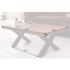 Stílusos dohányzóasztal Argentinas X 110 cm sheesham