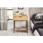 Stílusos éjjeliszekrény Factor 40 cm tölgy 