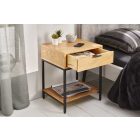 Stílusos éjjeliszekrény Factor 40 cm tölgy 