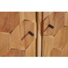 Stílusos vitrin Justice 140 cm akácia