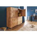 Magas komód Justice 140 cm akác