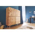 Magas komód Justice 140 cm akác