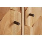 Magas komód Justice 140 cm akác