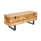 Dohányzóasztal - tárolóláda Unity Loft 115 cm mangó