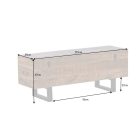 Dohányzóasztal - tárolóláda Unity Loft 115 cm mangó