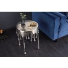 Stílusos dohányzóasztal Gwendolyn 51 cm ezüst 