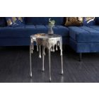 Stílusos dohányzóasztal Gwendolyn 51 cm ezüst 