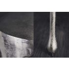 Stílusos dohányzóasztal Gwendolyn 51 cm ezüst 