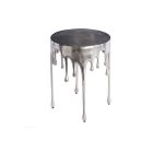 Stílusos dohányzóasztal Gwendolyn 51 cm ezüst 