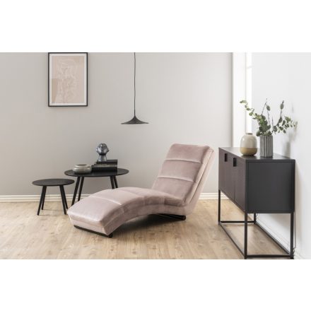 Luxus relax fotel Nana - világos rózsaszín