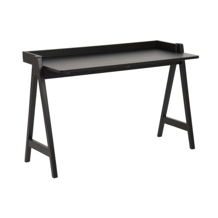 Stílusos íróasztal Nathaly 126 cm - fekete