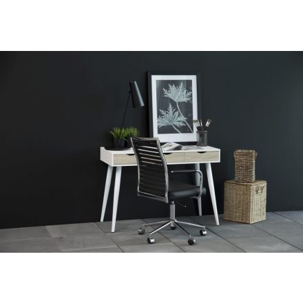Stílusos íróasztal Nature 110 cm fehér tölgy