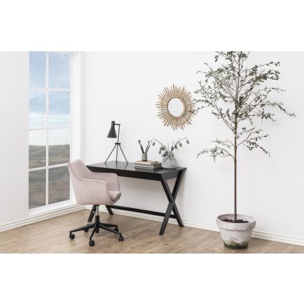 Stílusos íróasztal Naroa 120 cm - fekete