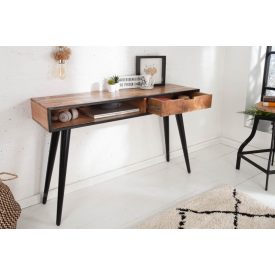 Stílusos konzolasztal Stream 120 cm mangófa