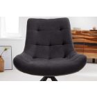 Stílusos szék Amiyah sötétszürke