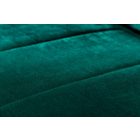 Nyitható kanapé Amiyah / 215 cm smaragdzöld bársony 