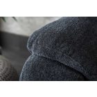 Stílusos kétüléses fotel Movie sötét szürke