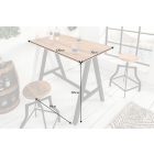 Stílusos bárpult Queen 120 cm vad tölgy