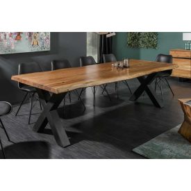   Étkezőasztal Massive X Honey 240 cm - asztallap 60 mm - akác