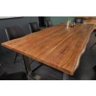 Luxus étkezőasztal Massive II New 180 cm - Honey - asztallap 35mm - akác