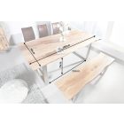 Luxus étkezőasztal Massive II New 180 cm - Honey - asztallap 35mm - akác