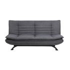 Ízléses ágyazható kanapé Alun 196 cm - sötétszürke