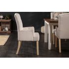 Stílusos kartámlás étkezőszék Queen drapp 